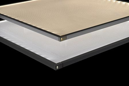 Custom size and shape LED Edge-lit light panel acrylic sheets