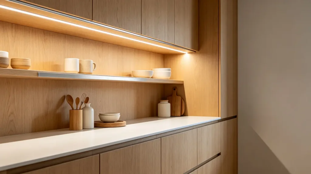 led aluminum profile corner light for cabinet & wardrobe