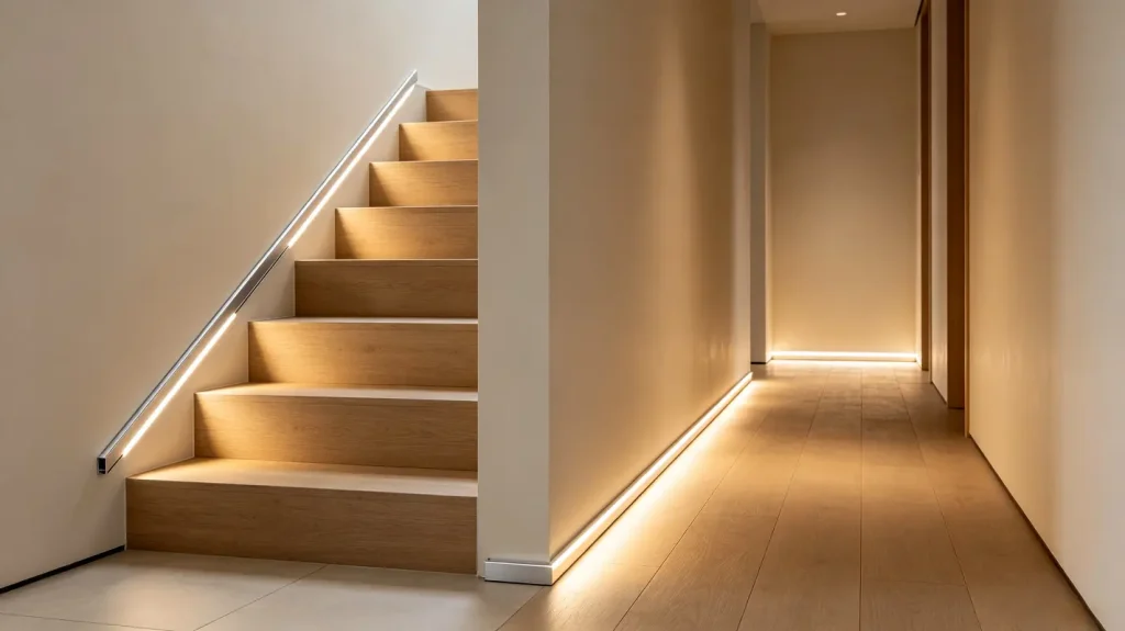 led aluminum extrusion stair & step lighting