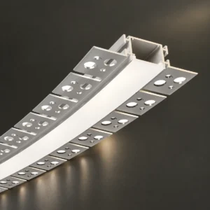 LSH-2018SS Silver Anodized bendable LED aluminum profile 20x18mm