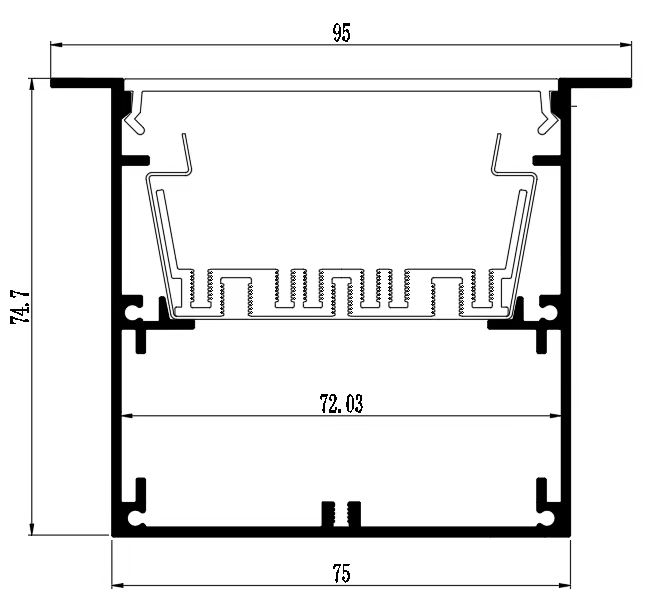 The custom drawing of profile