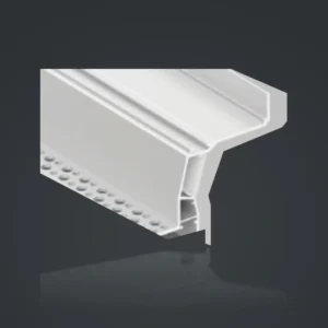 LSH-058 LED Cove Lighting Aluminum Profile showing a shielded light chamber and a shaped architectural face
