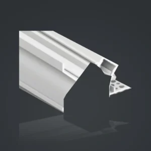 LSH-075 LED Cove Lighting Aluminum Profile showing a shielded light chamber and a shaped architectural face