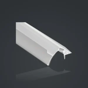 LSH-075B LED Cove Lighting Aluminum Profile showing a shielded light chamber and a shaped architectural face