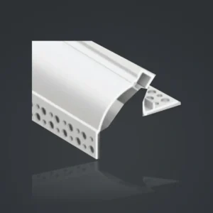 LSH-076 LED Cove Lighting Aluminum Profile showing a shielded light chamber and a shaped architectural face