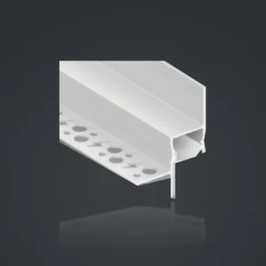 LSH-078A Ceiling Edge LED Aluminum Profile showing a straight return with a discrete light chamber