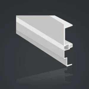 LSH-150 Double-Step Ceiling LED Aluminum Profile showing a stepped trim face with a central light chamber