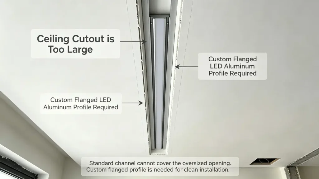 picture of custom led aluminum profile